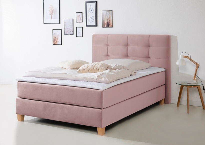 Home affaire Boxspringbett »Moulay«, inkl. Topper, in 3 Härtegraden, TFK auch in Härtegrad 4