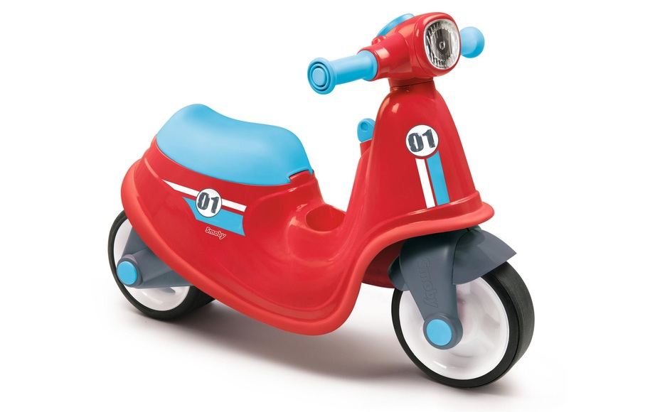 Smoby Rutschfahrzeug Scooter Ride-on red