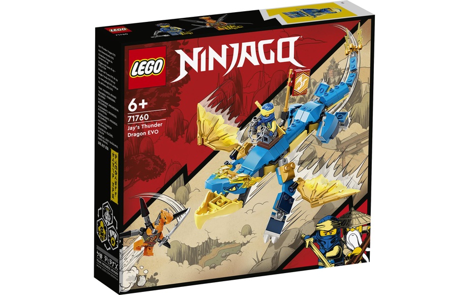 71760 NINJAGO Jays Donnerdrache EVO, Konstruktionsspielzeug