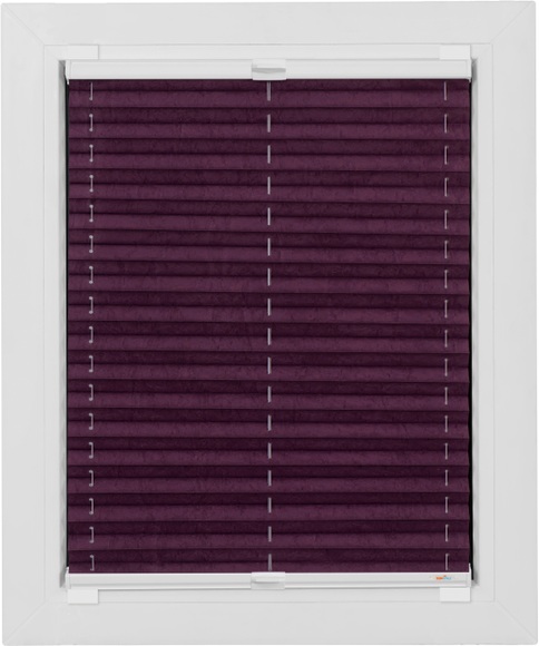 sunlines Klebe-Plissee »One Size Style Crush«, blickdicht, ohne Bohren, verspannt