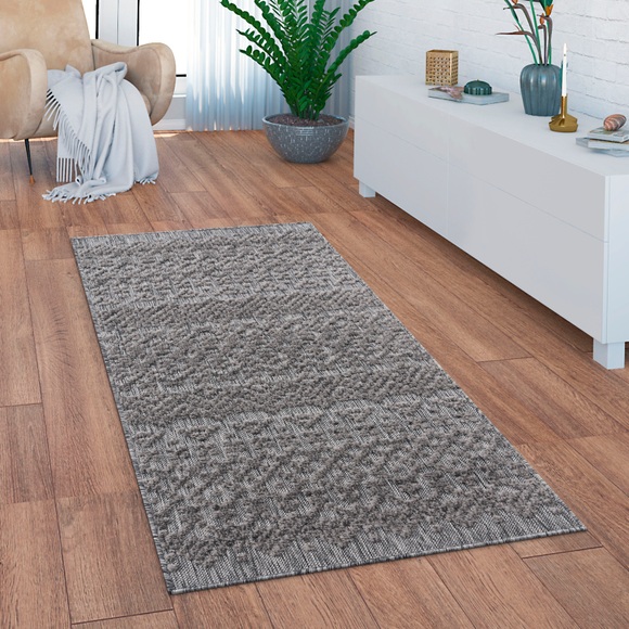 Paco Home Läufer »Stilo 864«, rechteckig, Hoch-Tief Effekt, Scandi, auch als Teppich, In- und Outdoor geeignet