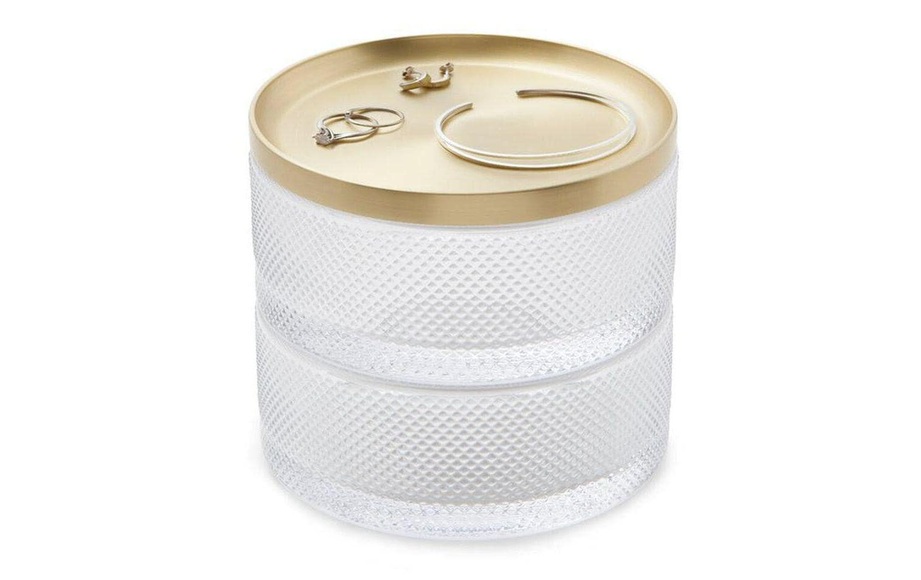 Umbra - Schmuckbox - Transparent und Gold