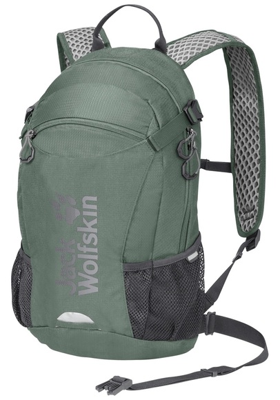 Jack Wolfskin Nachhaltiger Fahrradrucksack Velocity 12 one size grün hedge green