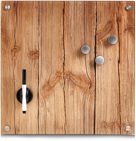 Zeller - Schiefertafel Wood - Hellbraun