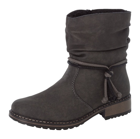 Rieker Winterstiefelette, mit Zierbänder am Schaft