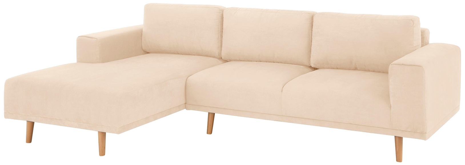 Home affaire Ecksofa »Lasse«, im scandinavischen Stil mit Holzfüssen
