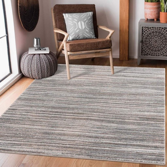 Carpet City Teppich »Moda«, rechteckig, 11 mm Höhe, Kurzflor, Modern, Streifen-Muster, Wohnzimmer