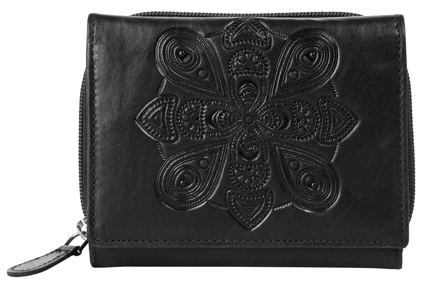 Bruno Banani Geldbörse »Mandala«, (1 tlg.), echt Leder