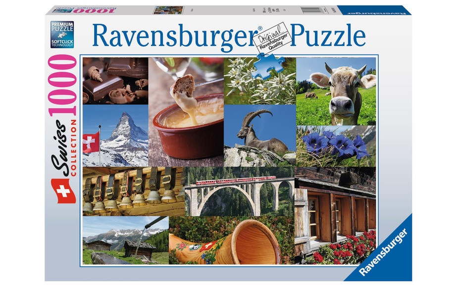 Ravensburger Puzzle Swissness, 1000 Teile Multicolor