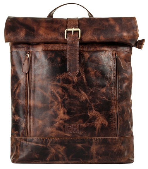 Cluty Cityrucksack, echt Leder