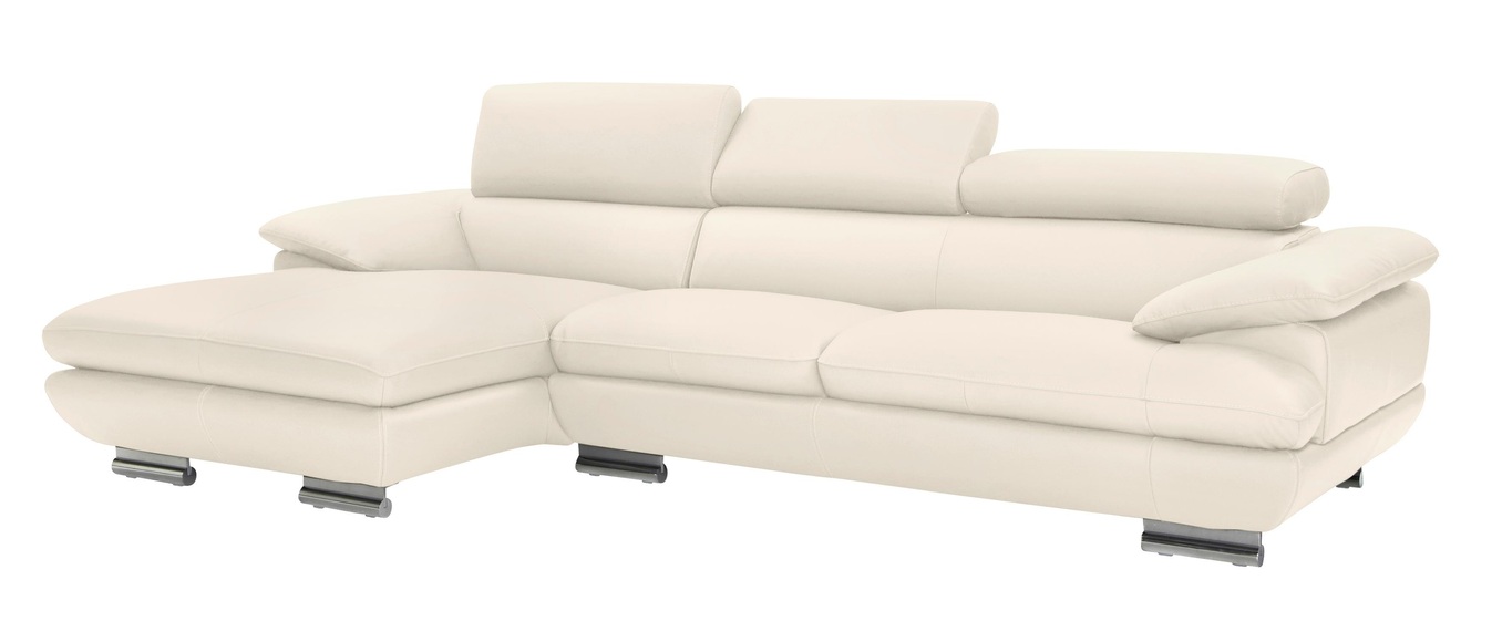 CALIA ITALIA Ecksofa »Magic«, in 2 Lederqualitäten