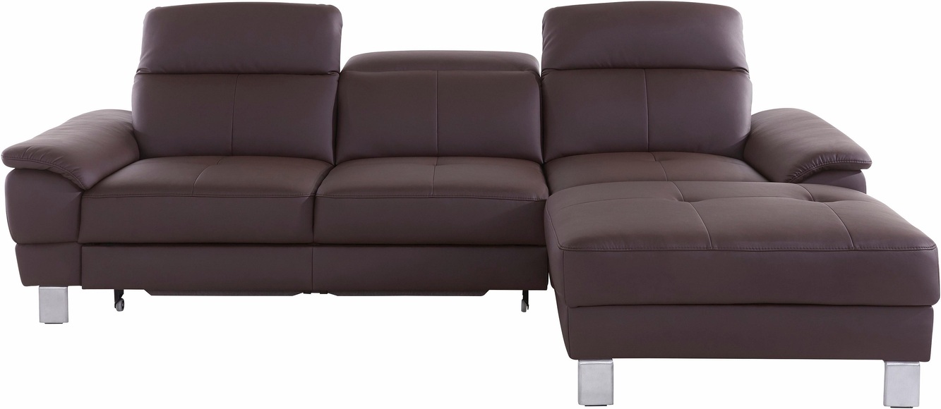 exxpo - sofa fashion Ecksofa, inkl. Kopf- bzw. Rückenverstellung, wahlweise mit Bettfunktion und Bettkasten
