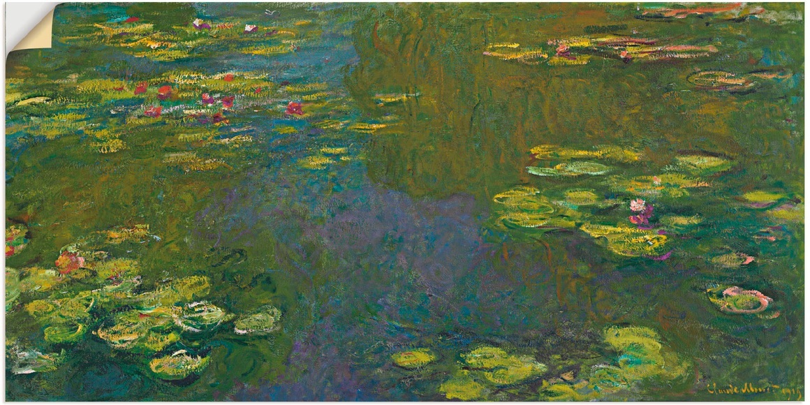 Artland Wandbild »Der Seerosenteich Le bassin aux nympheas«