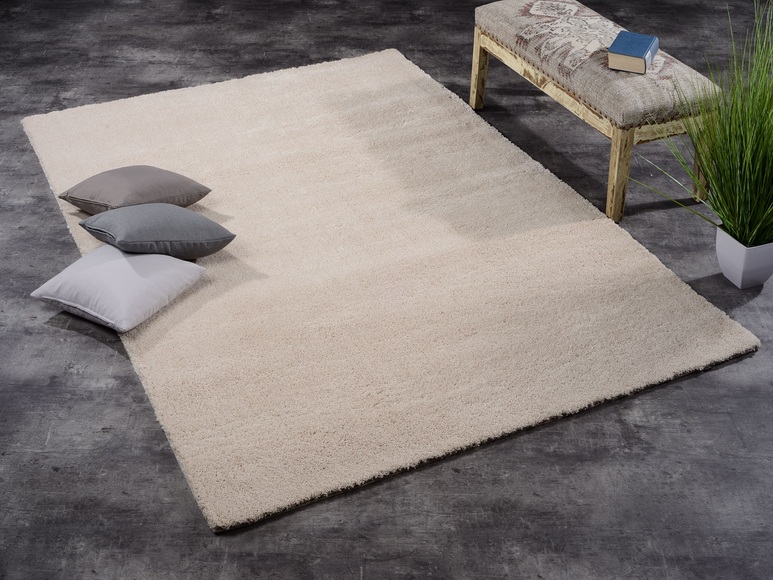 GALLERY M branded by Musterring Hochflor-Teppich »Solo«, rechteckig, 30 mm Höhe, besonders weich durch Microfaser, Wohnzimmer