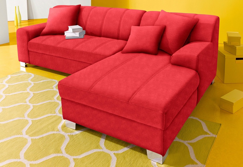 INOSIGN Ecksofa, wahlweise mit Bettfunktion