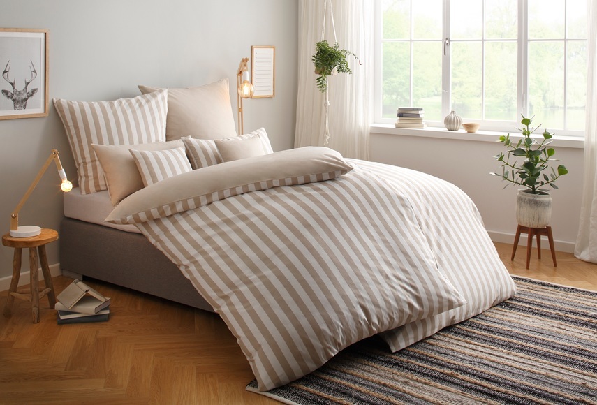 andas Wendebettwäsche »Greta Bettwäsche, für Sommer oder Winter, OEKO-TEX® zertifiziert«, (2 tlg.)