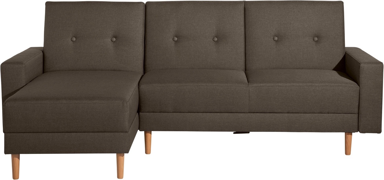Max Winzer® Schlafsofa mit Recamiere »Just Chill« mit Rückenverstellung, inklusive Stauraumhocker