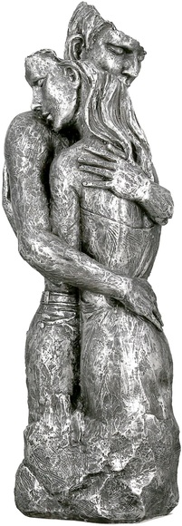 Skulptur Pärchen Embrace h: 18 cm