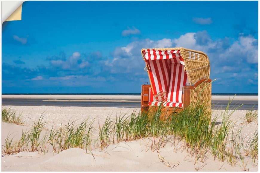 Artland Wandbild »Strandkorb 337«