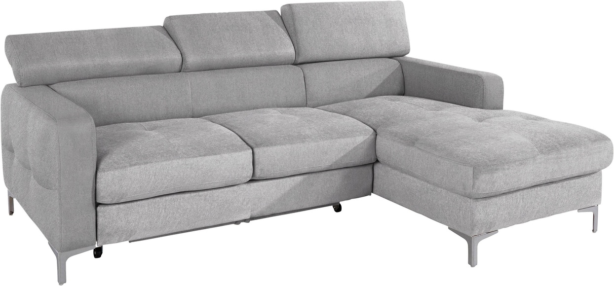 COTTA Ecksofa, inklusive Kopfteilverstellung, wahlweise mit Bettfunktion