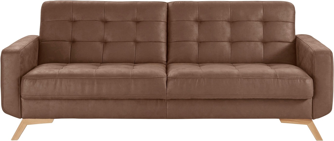 exxpo - sofa fashion 3-Sitzer, mit Bettfunktion und Bettkasten