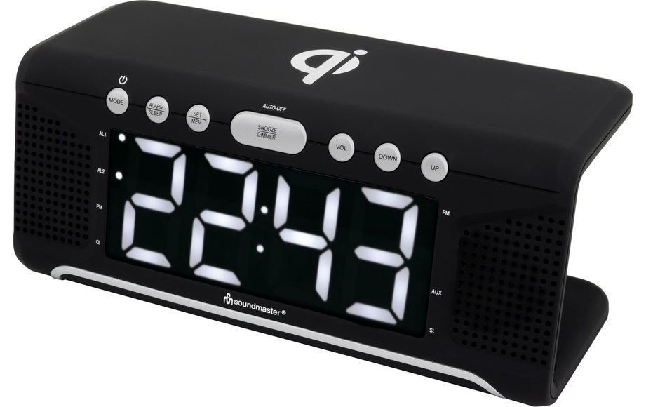 Soundmaster Ur800Sw - Radiowecker (Fm, Schwarz)