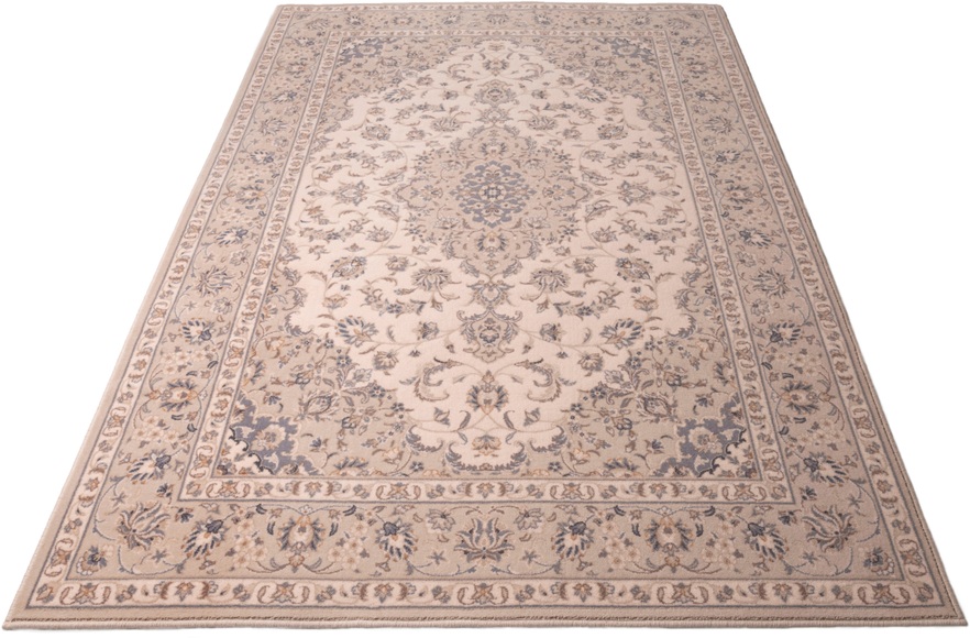 THEKO Wollteppich »Floresti 7335«, rechteckig, 10 mm Höhe, reine Wolle, Orient-Optik, Wohnzimmer