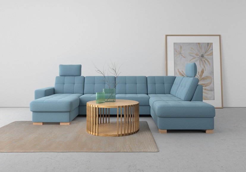 sit&more Wohnlandschaft, wahlweise mit Bettfunktion und Bettkasten