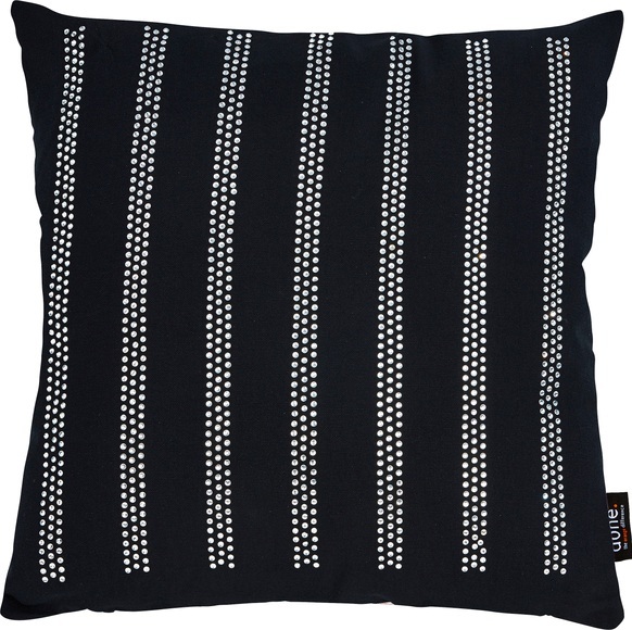 done.® Dekokissen »Stone Stripes«, (1 St.), mit Streifen-Applikation