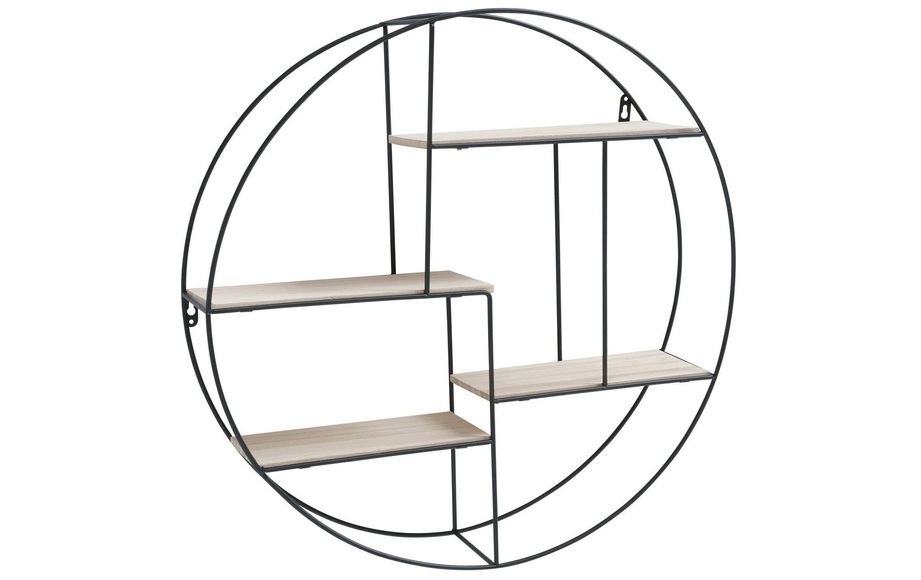 BOLTZE Wandregal »Takita Ø 51 cm«