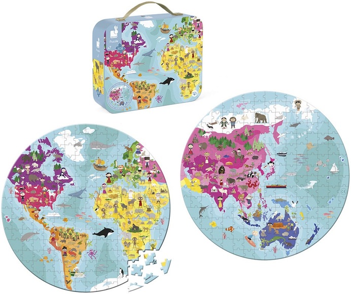 Janod - Puzzle Planète Bleue - 208 Teile