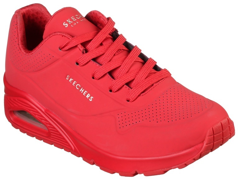 Skechers Uno Stand On Air Damen Sneaker Rot