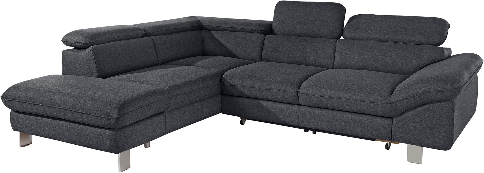 COTTA Ecksofa, mit Kopf- bzw. Rückenverstellung, wahlweise mit Bettfunktion und Bettkasten