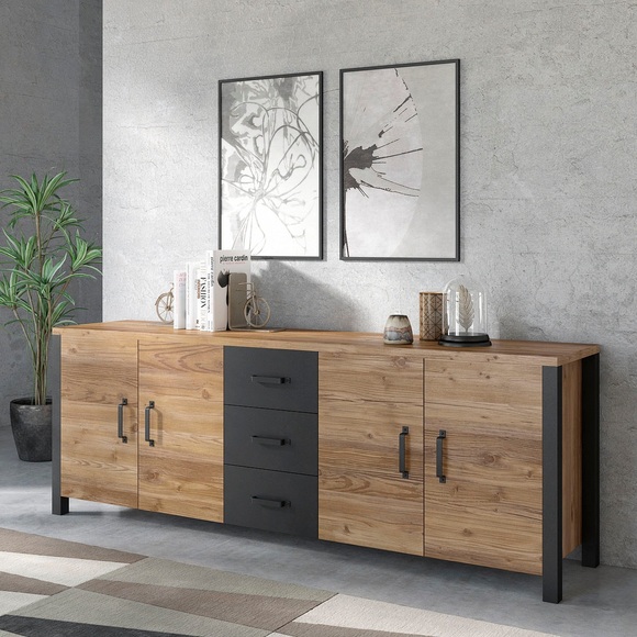 Helvetia Sideboard »Olin«, Breite 220cm