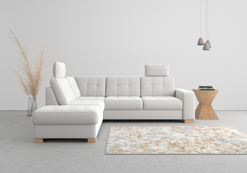 sit&more Ecksofa, wahlweise mit Bettfunktion und Bettkasten