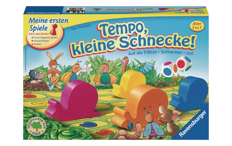 RAVENSBURGER Spiel Tempo, kleine Schnecke