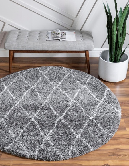 Myflair Möbel & Accessoires Teppich »Temara Shag«, rund, 51 mm Höhe