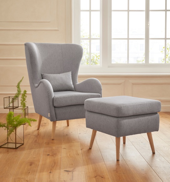Guido Maria Kretschmer Home&Living Sessel »Sallito«, incl. Hocker, die kleinere Version von 