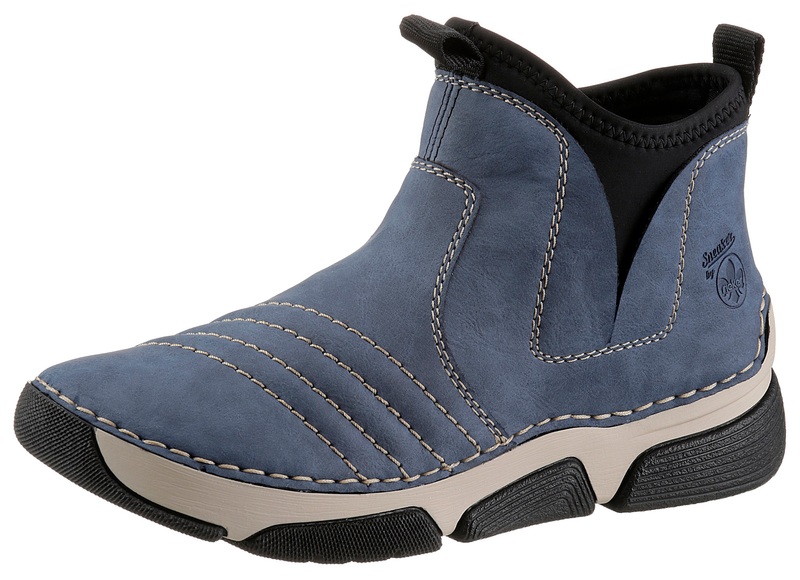 Rieker Schlupfboots, mit feinen Ziersteppungen
