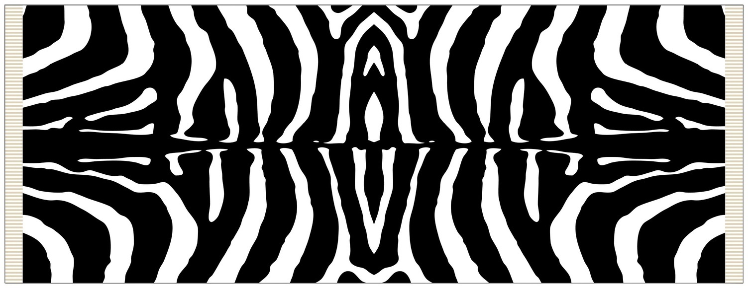 MySpotti Vinylteppich »Buddy Rosalie G«, rechteckig, 0,5 mm Höhe, statisch haftend, Zebra