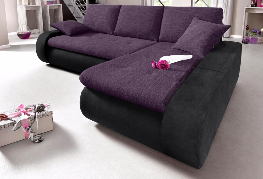 TRENDMANUFAKTUR Ecksofa, wahlweise XL oder XXL