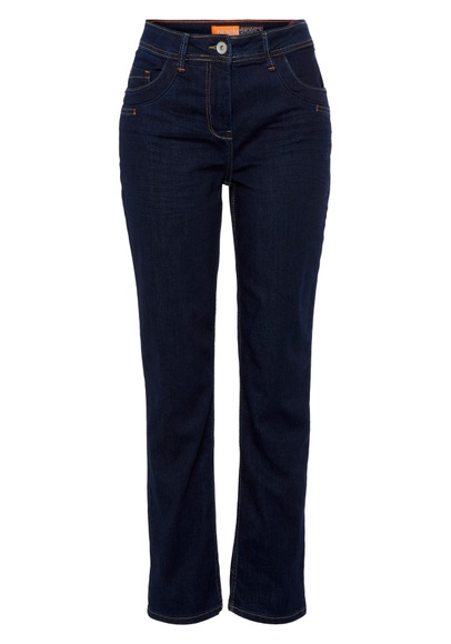 Cecil Slim-fit-Jeans »Style Toronto«, rinsed wash, cleane Optik