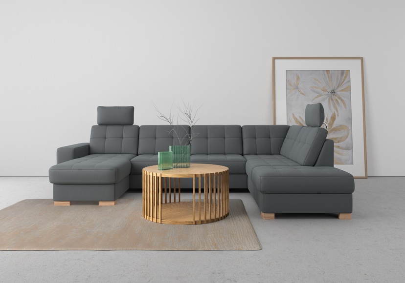 sit&more Wohnlandschaft, wahlweise mit Bettfunktion und Bettkasten