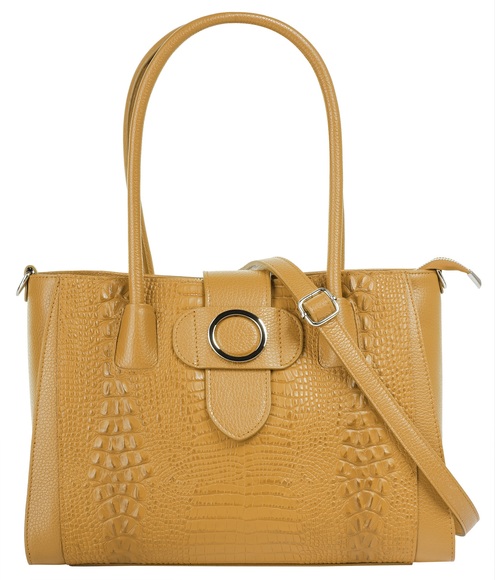 Cluty Shopper, (1 tlg.), echt Leder, Made in Italy
