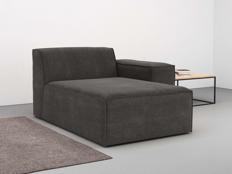 RAUM.ID Chaiselongue »Norvid«, modular, wahlweise mit Kaltschaum, Komfortschaum oder Taschenfederkern