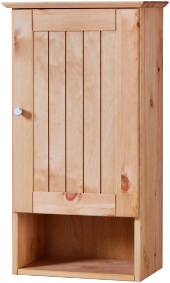 welltime Hängeschrank »Venezia Landhaus«, Badmöbel aus Massivholz, Breite 33 cm