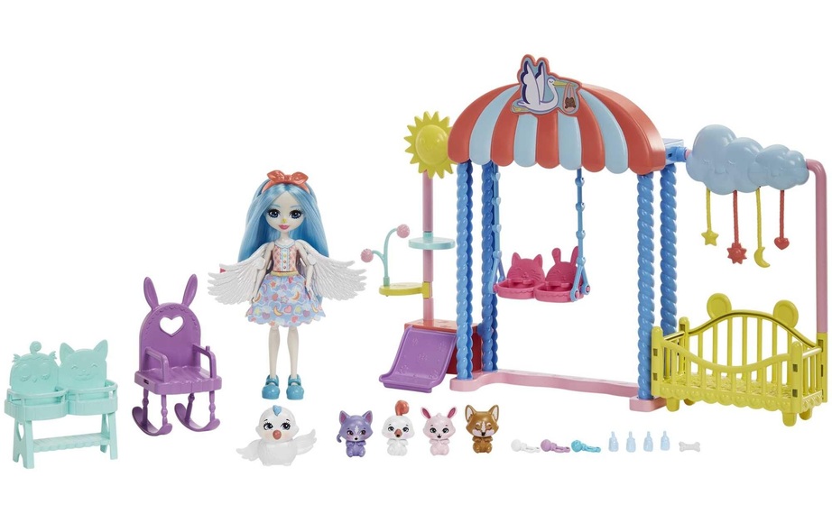 Enchantimals City Tails Main Street Pet Nursery Playset, Spielfigur