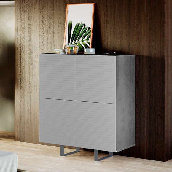 DIVENTA Highboard, Breite 110 cm
