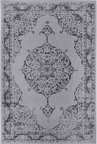 White Label - Teppich In-& Outdoor - 80 x 150 cm; - Silber, Grau