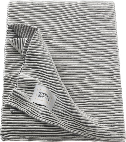 Plaid Liv Grau 130x170 cm